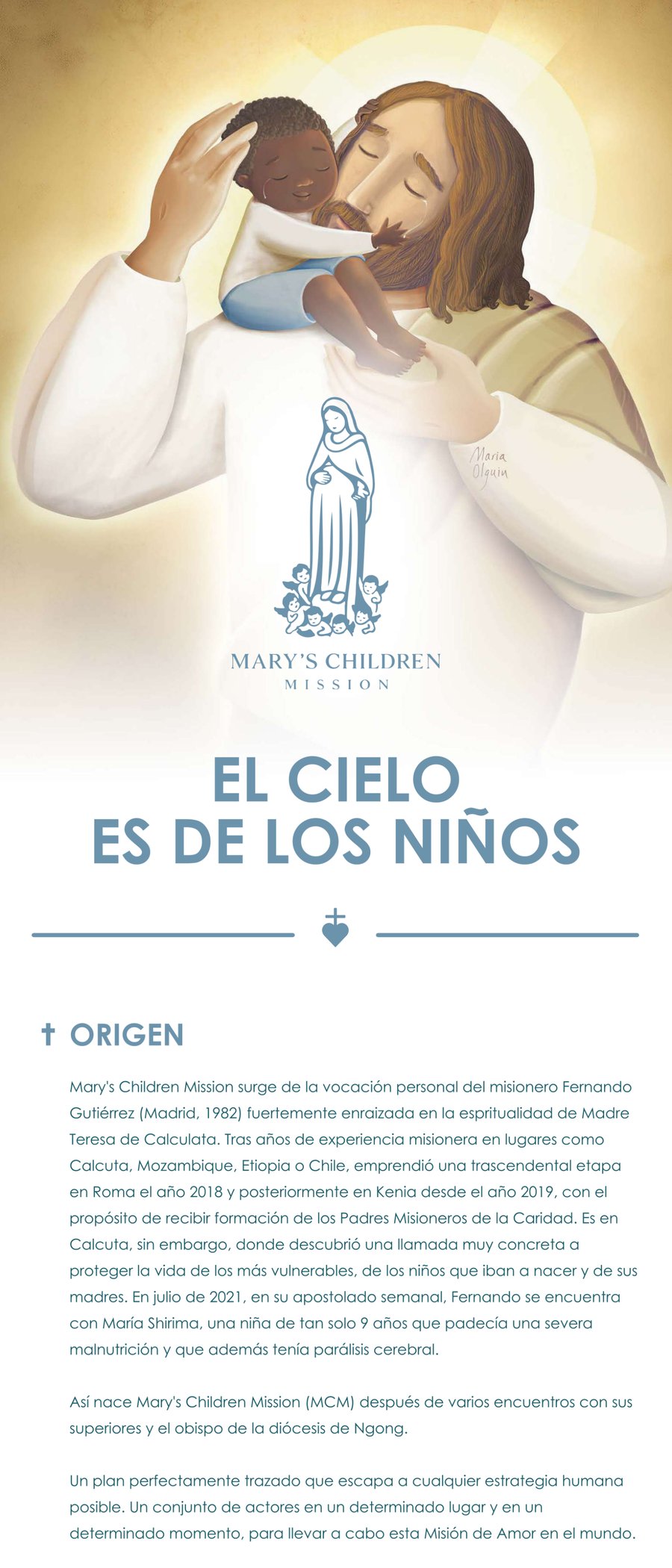 Información para voluntarios de Mary's Children Mission (1 de 6)